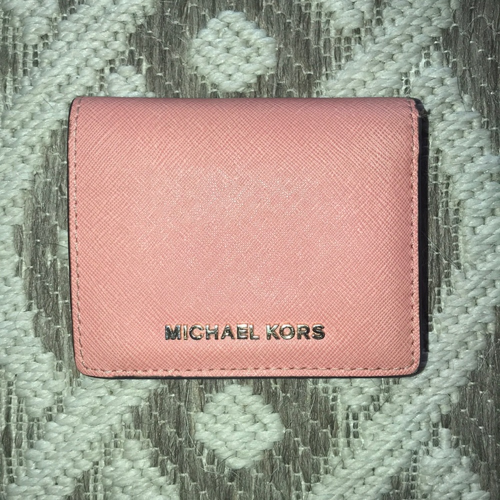 Coral Micheal Kors wallet